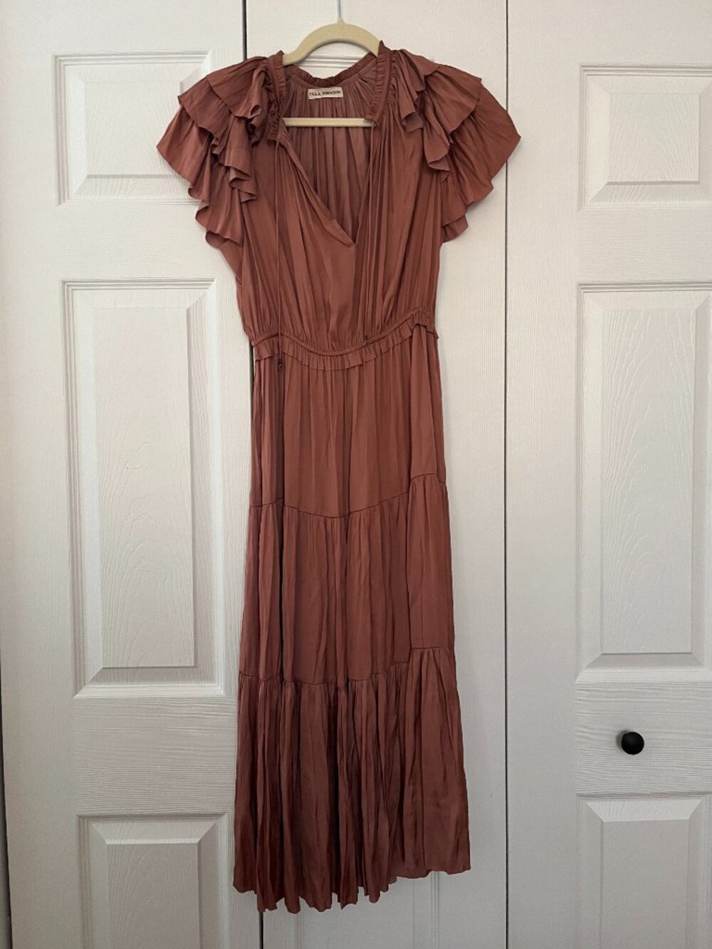 Ulla Johnson pink midi dress, XS